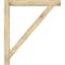 Ekena Millwork Traditional Block Rough Sawn Bracket w/ Offset Brace, Douglas Fir, 6"W x 42"D x 48"H BKT0604X42X48TRA05RDF - alternate 4